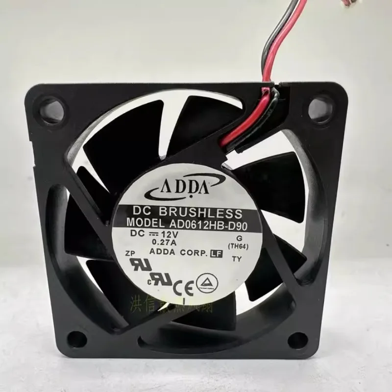 Cpu Fan - ADDA 6015 AD0612HB-D90 DC12V 0.27A 60*60*15MM용