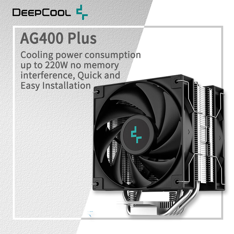 Air Cooler Cpu - DEEPCOOL AG400 4 히트 파이프 듀얼
