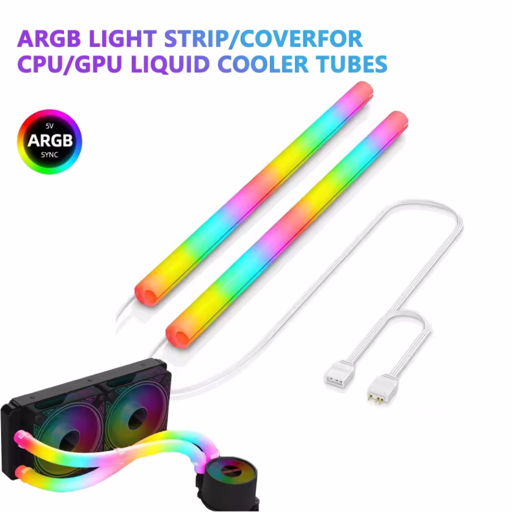 Aio Liquid Cooler - 유연한 5V ARGB LED 네온 튜브