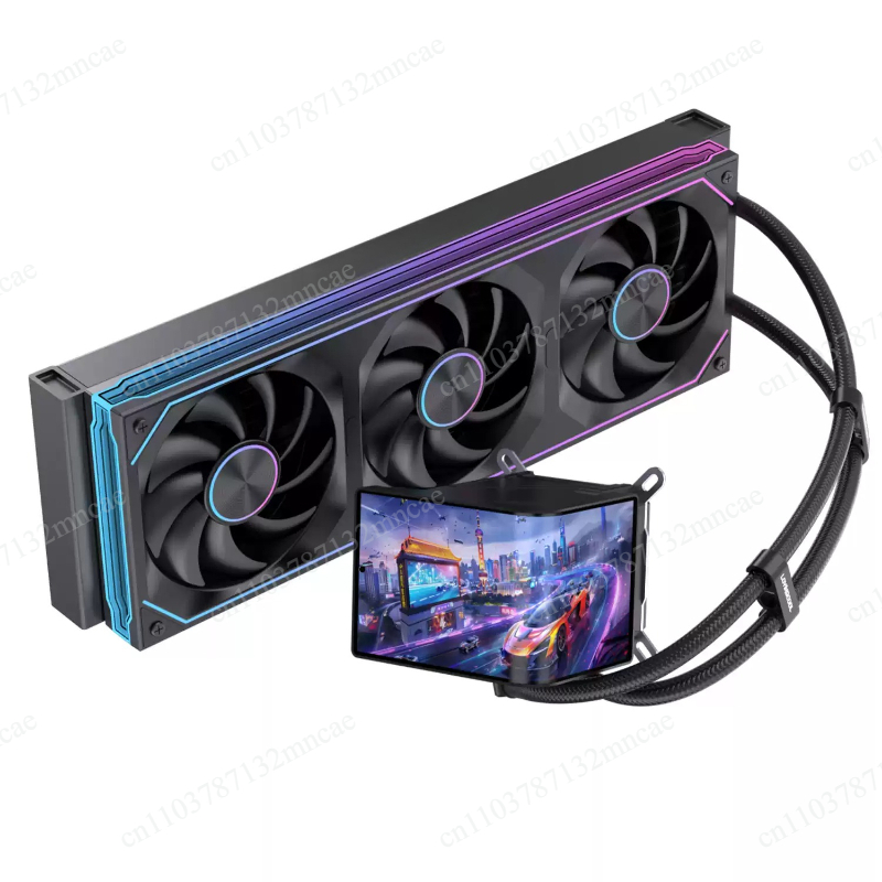 Cpu Cooler - 360mm 수냉식 CPU 쿨러, 6.67인치 화면