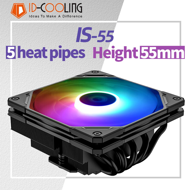 Cpu Heatsink - ID-COOLING IS-55 5Heatpipe CPU 쿨러 LGA1200/1700/115X