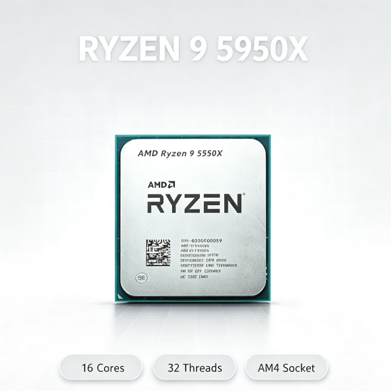 AM4 소켓 렌더링 프로세서 AMD Ryzen9 595 - Cpu Cooler 리뷰 및 가격