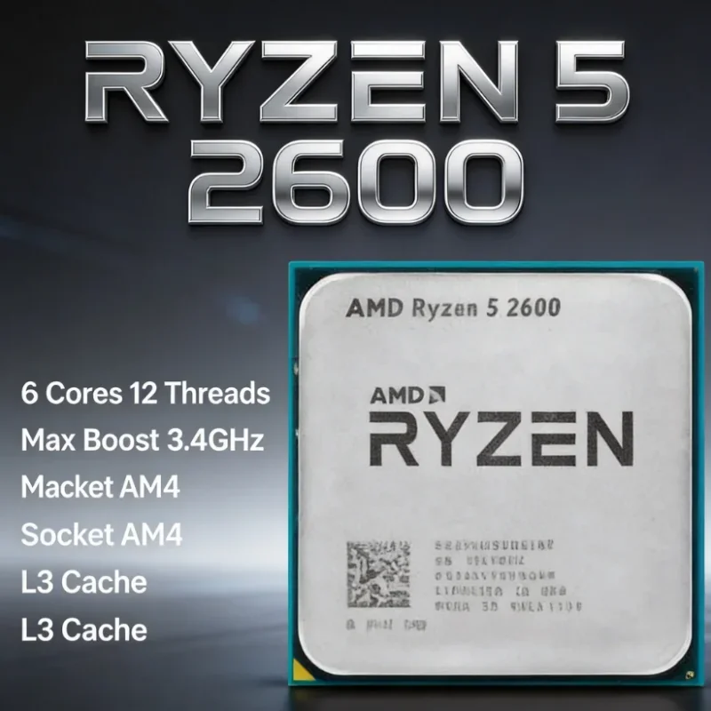 AMD 라이젠 5 2600 R5 2600 데스크탑 게이 - Cpu Fan 리뷰 및 가격