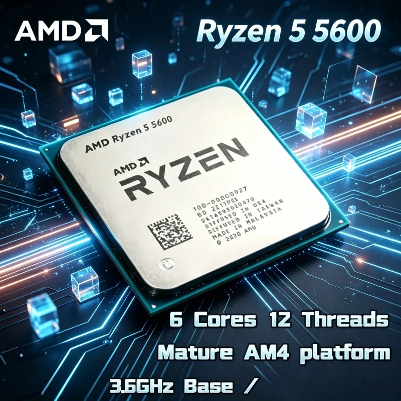 AMD 라이젠 5 5600 R5 5600 트레이 버전  - Cpu Cooler 리뷰 및 가격