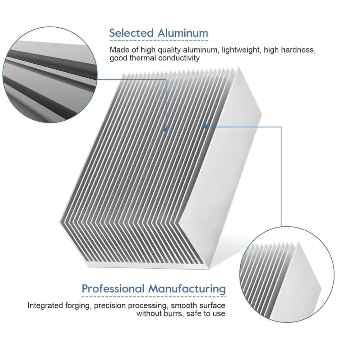 DIY 쿨러 알루미늄 히트싱크 그릴 모양 라디에이터 히 - Heatsink 리뷰 및 가격