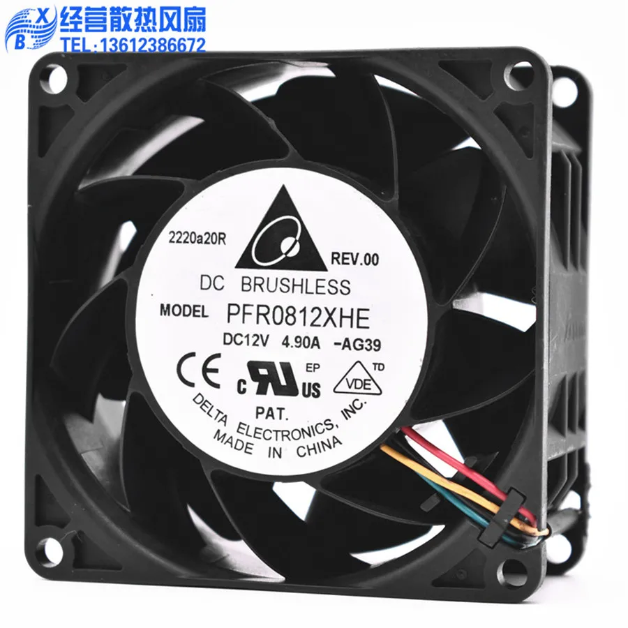 새로운 오리지널 델타 PFR0812XHE 8038 80 - Case Fan 리뷰 및 가격
