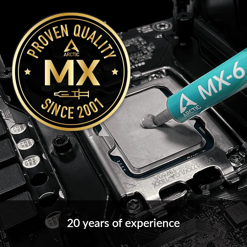 ARCTIC MX-6 (2g/4g/8g) 최고 성능의  - Thermal Paste 리뷰 및 가격
