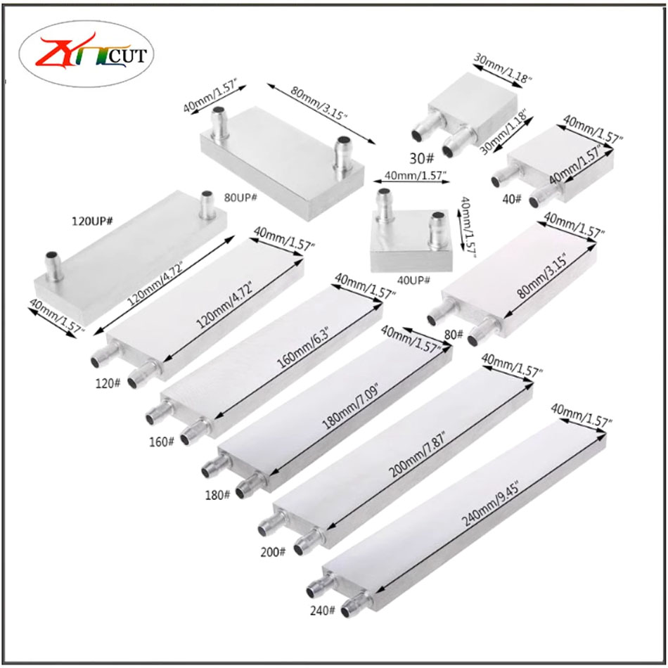 40 80mm CPU 알루미늄 수냉 방열판 액체 냉각  - Cpu Heatsink 리뷰 및 가격