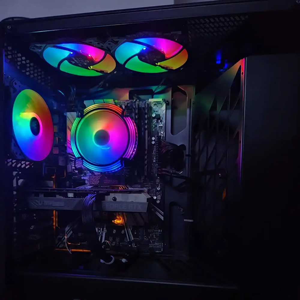 4개의 히트 파이프를 장착한 RGB CPU 쿨러, 4핀 - Heatsink 리뷰 및 가격