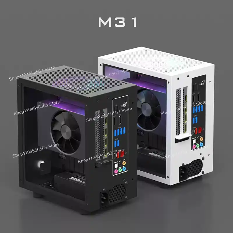 M21 / M31 미니 ITX 컴퓨터 케이스, 120m - Aio Liquid Cooler 리뷰 및 가격
