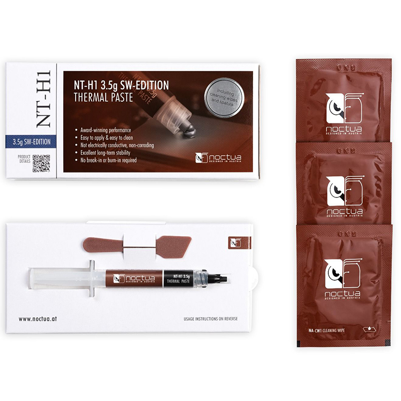 Noctua NT-H1 NT-H2 3.5g 10g 열  - Thermal Paste 리뷰 및 가격