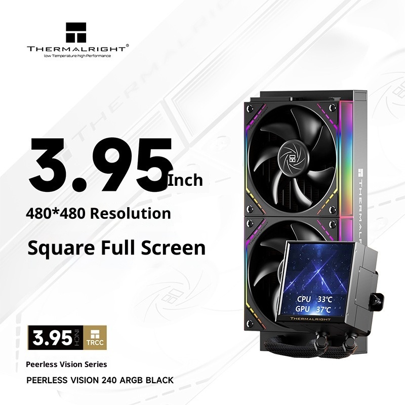 3.95인치 정사각형 IPS LCD 240mm AIO  - Aio Liquid Cooler 리뷰 및 가격