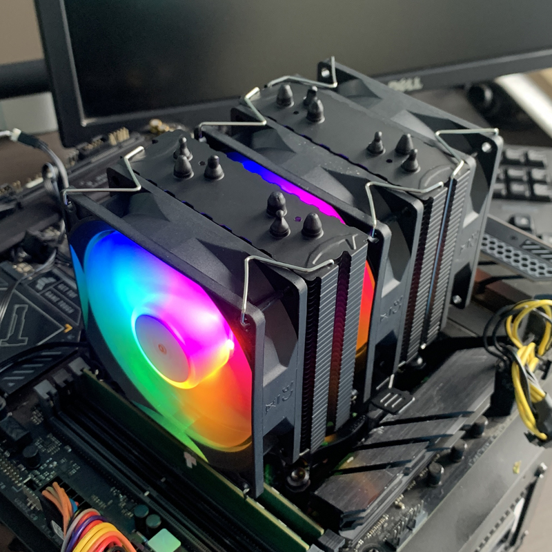 RGB CPU 쿨러 AM4 6 히트파이프 저소음 CPU - Cpu Heatsink 리뷰 및 가격