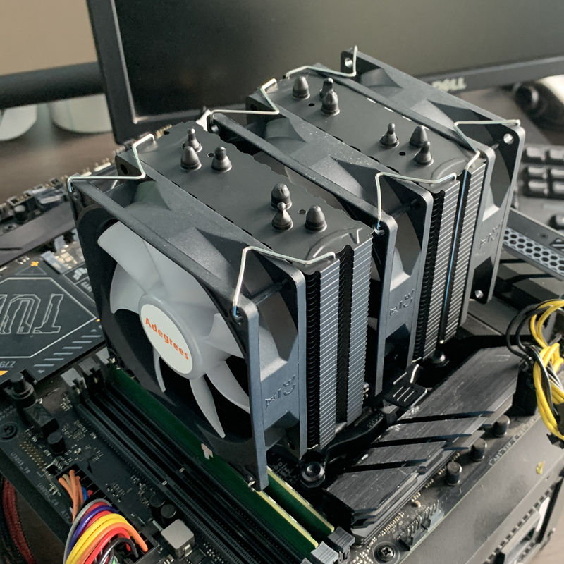 RGB CPU 쿨러 AM4 6 히트파이프 저소음 CPU - Cpu Heatsink 리뷰 및 가격