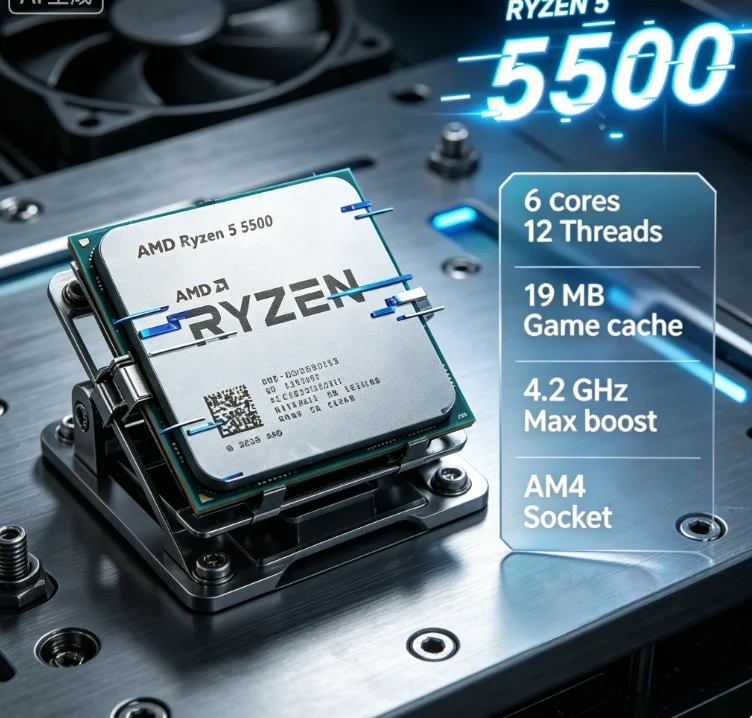 AMD 라이젠 5 5500 R5 5500 6코어 12스 - Cpu Cooler 리뷰 및 가격